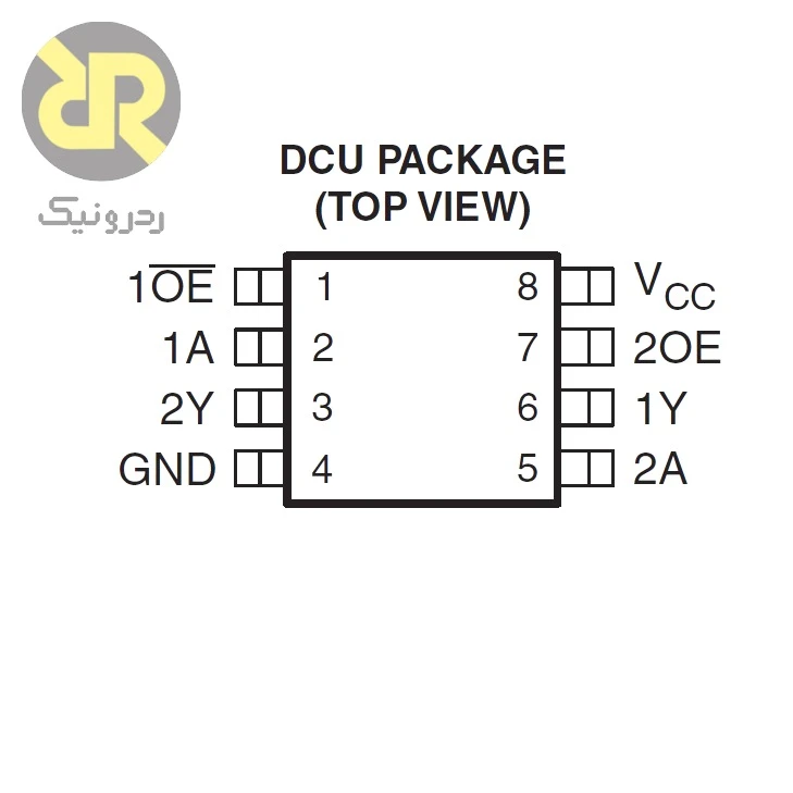 آیسی SN74AUP2G241 بافر و درایور خط 2-Circuit - Image 2