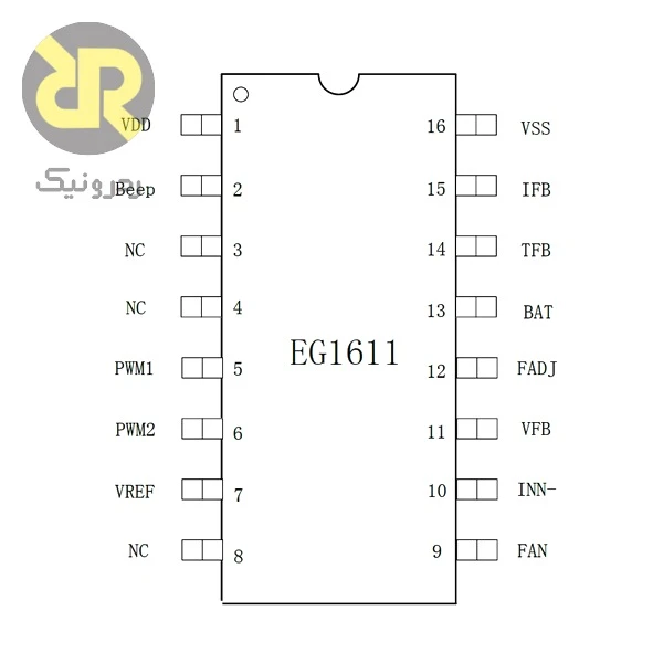 آی سی EG1611 کنترلر اینورتر PWM Logic - Image 2