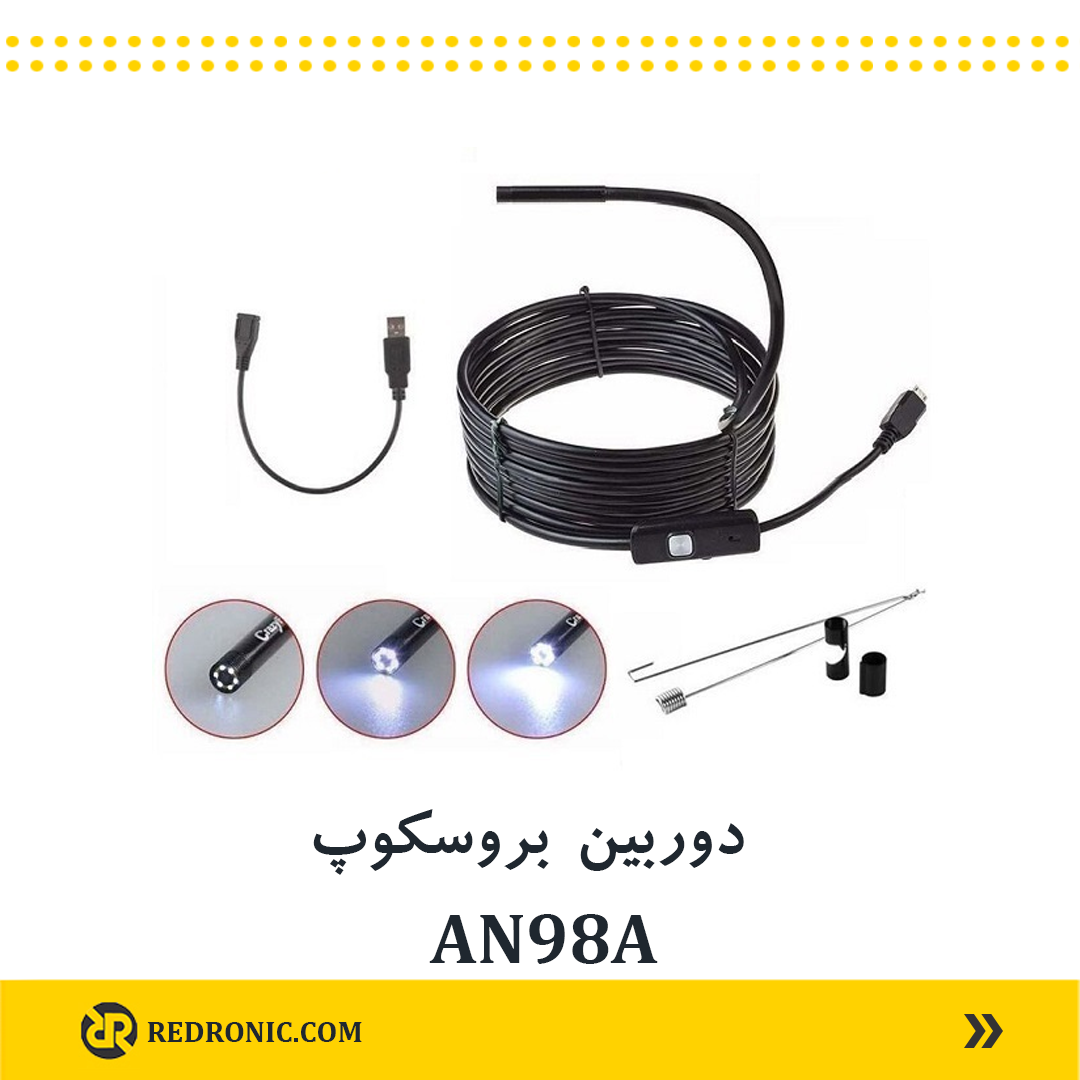 دوربین an98a بروسکوپ با خروجی یو اس بی ۶۴۰ در ۴۸۰ پیکسل
