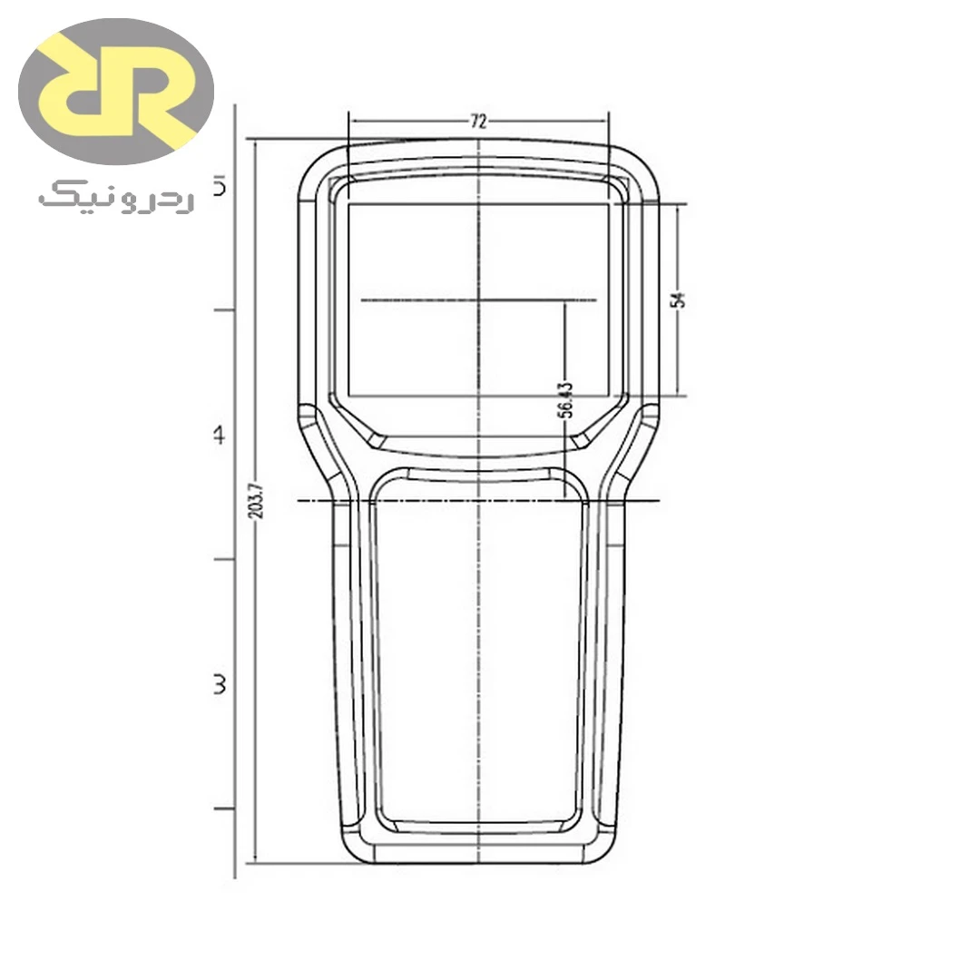 کیس پلاستیکی 3.5 اینچ مدل 204X100X35 - Image 2