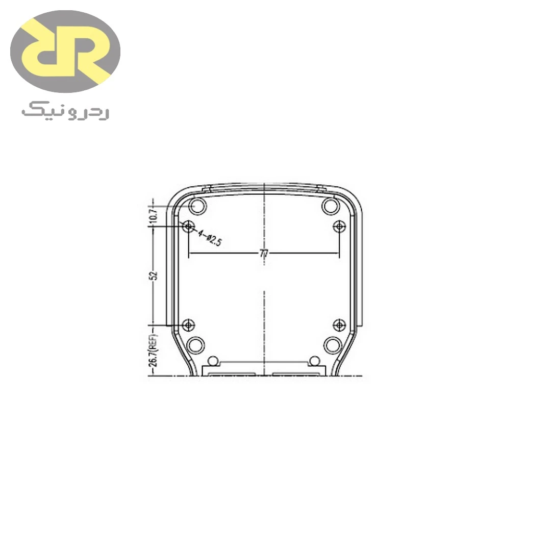 کیس پلاستیکی 3.5 اینچ مدل 204X100X35 - Image 3