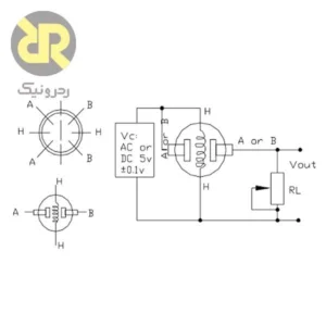 سنسور ‍MQ-4‍ سنسور گاز و کیفیت هوا ‍متان/LNG‍