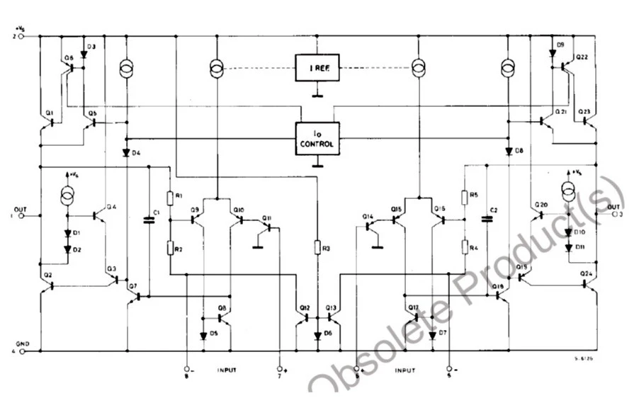 آیسی TDA2822M آمپلیفایر صوتی Stereo