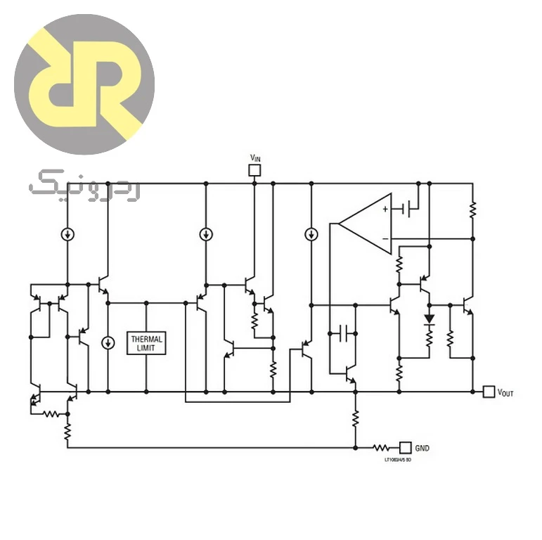 آی سی LT1084CT رگولاتور ولتاژ LDO قابل تنظیم 1.25V to 15V - Image 2