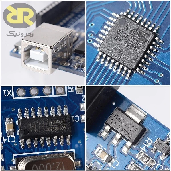 برد آردوینو مدل UNO R3 نسخه SMD - Image 4
