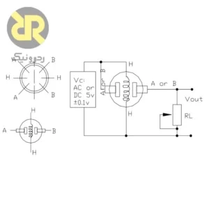سنسور ‍MQ-8‍ سنسور گاز و کیفیت هوا ‍H2‍