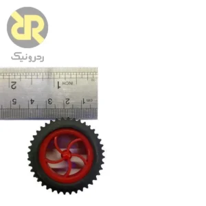 چرخ ربات ۴ سانتی‌متر مدل 2.5MM-SHAFT